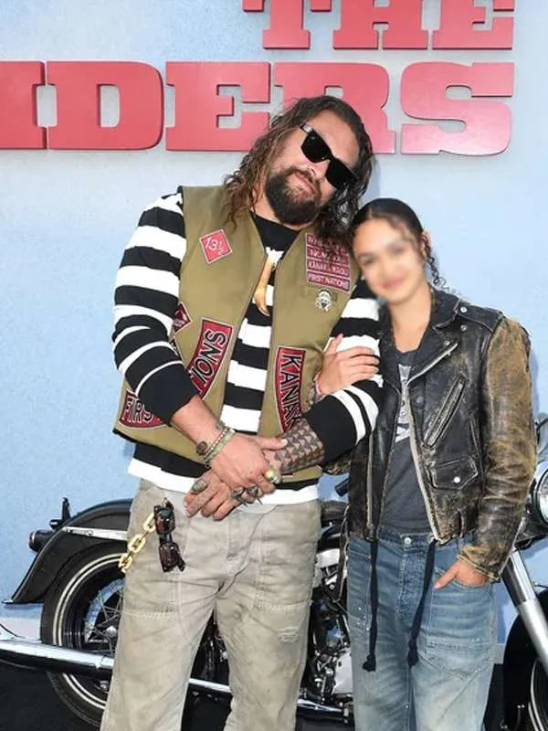 Jason Momoa The Bikeriders 2024 Movie Premiere Brown Vest - Clanton Jacket