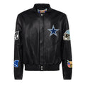 Jeff Hamilton Dallas Cowboys Full Black Leather Jacket WorthVee