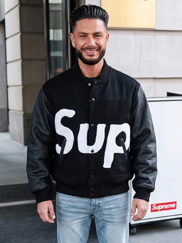 Jersey Shore Family Vacation S9 Pauly D Varsity Jacket WorthVee