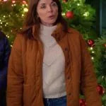 Jingle Bell Love 2024 Michelle Morgan Brown Quilted Jacket