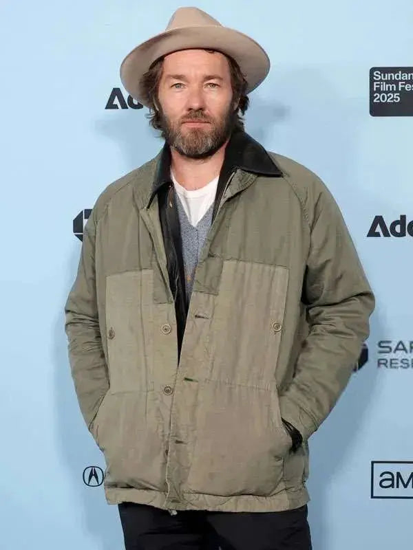 Joel Edgerton Train Dreams 2025 Green Jacket WorthVee