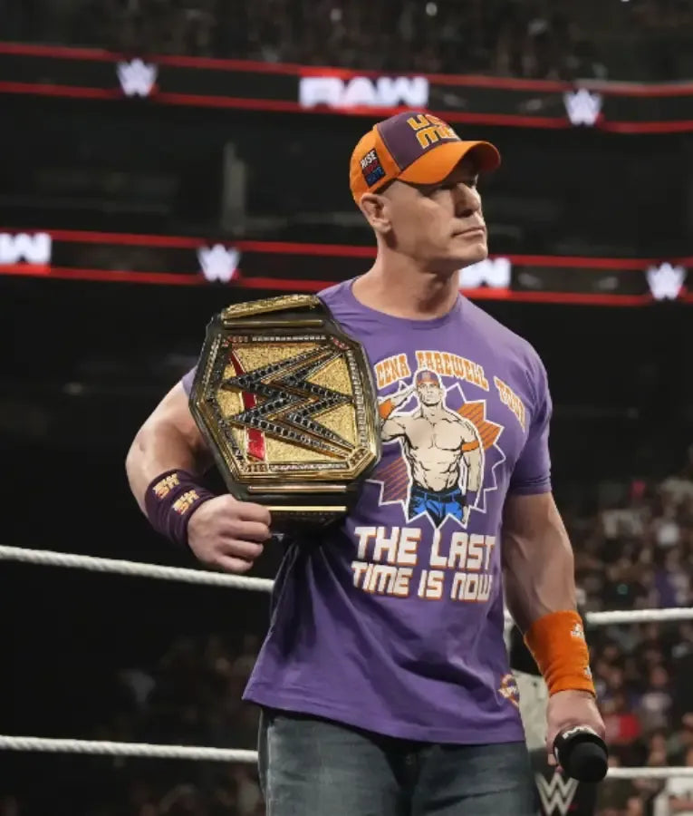 John Cena Monday Night RAW Purple T-Shirt