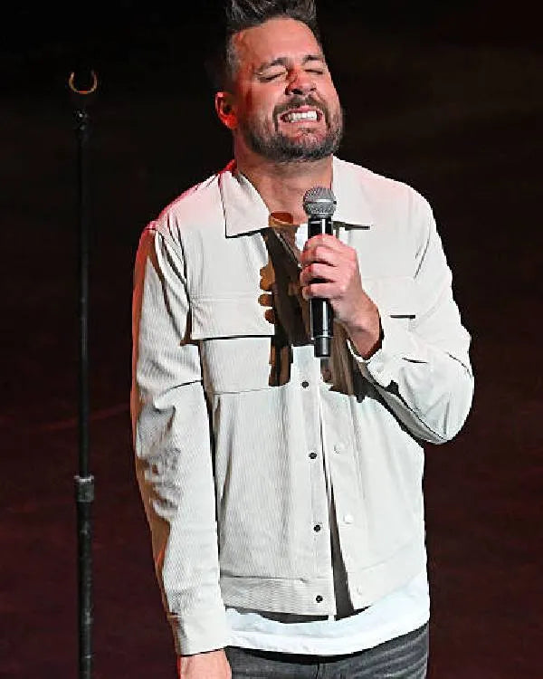 John Crist Jokes for Humans White Jacket