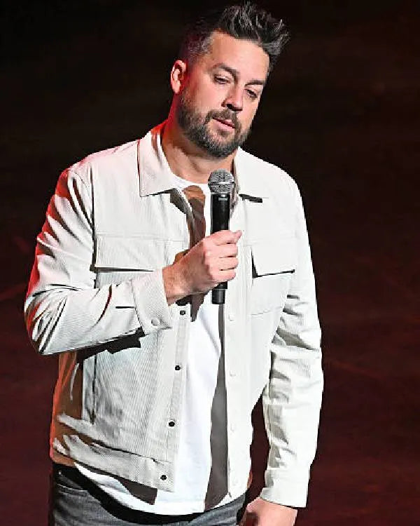 John Crist Jokes for Humans White Jacket