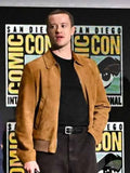 Joseph Quinn The Fantastic Four First Steps Brown Leather Jacket Clanton Jacket