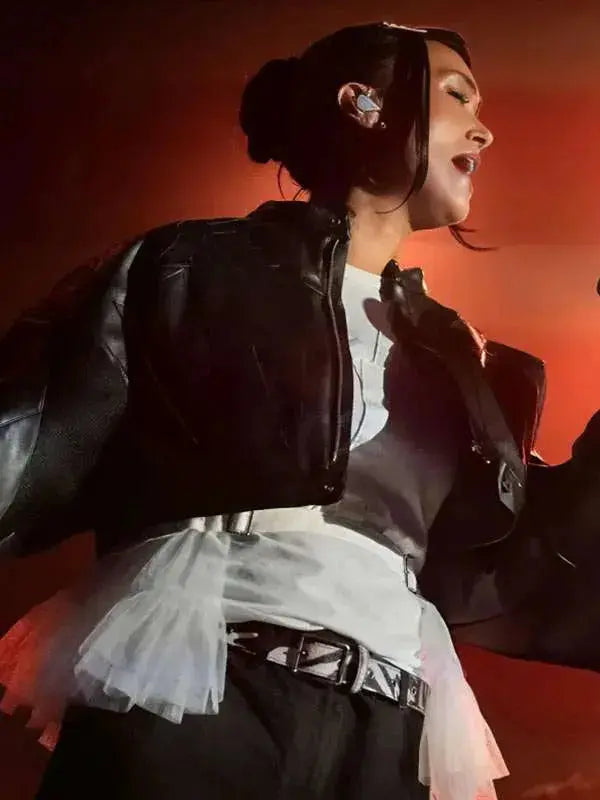 Joy Crookes O2 Academy Birmingham Concert Black Crop Jacket WorthVee
