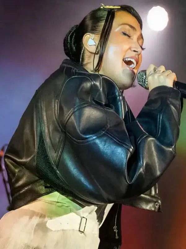 Joy Crookes O2 Academy Birmingham Concert Black Crop Jacket WorthVee