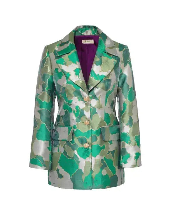 Emily In Paris S05 Samuel Arnold Green AfroCamo Jacket WorthVee