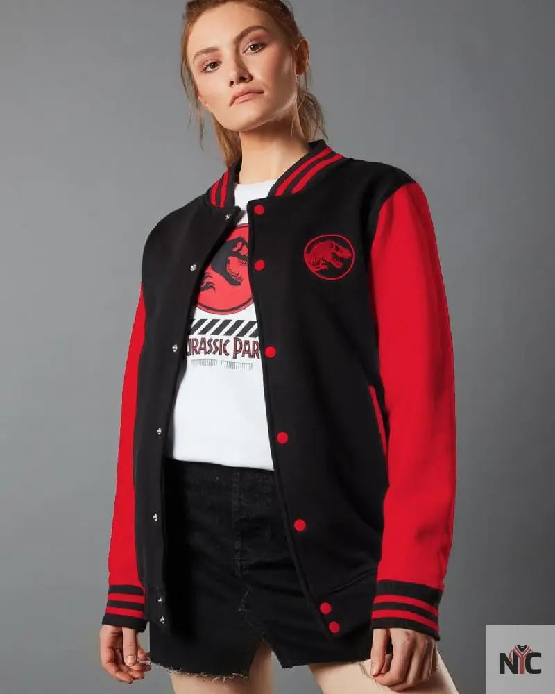 Jurassic Park Priimal Limited Variant Ranger Logo Unisex Varsity Jacket Clanton Jacket