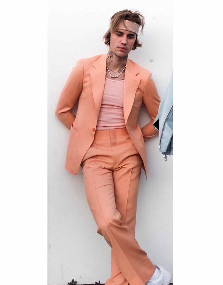 Justin Bieber Peaches Suit WorthVee