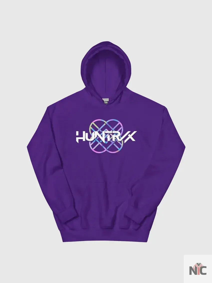 KPop Demon Hunters Huntrix Logo Purple Hoodie Clanton Jacket