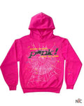Kai Cenat Sp5der P*nk Pink Hoodie Clanton Jacket