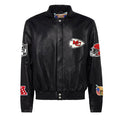 Kansas City Chiefs Jeff Hamilton Black Leather Jacket WorthVee