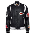 Kansas City Chiefs Jeff Hamilton Black Vegan Leather Jacket WorthVee