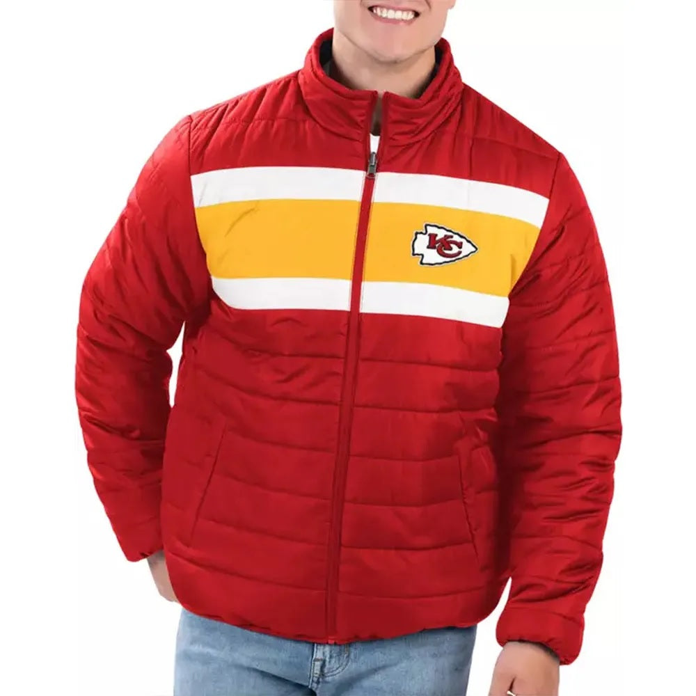 Kansas City Chiefs Red Puffer Jacket WorthVee