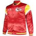 Kansas City Chiefs Red Satin Full-Snap Jacket WorthVee
