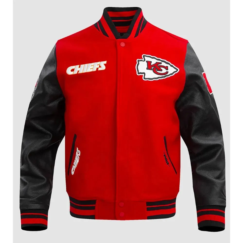 Kansas City Chiefs Retro Classic Rib Varsity Jacket