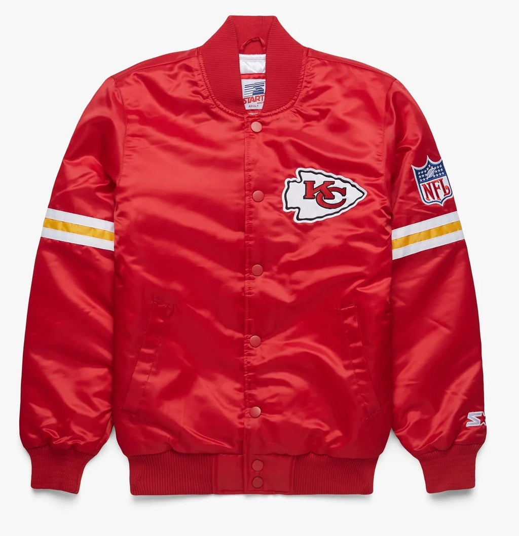 Kansas City Chiefs Satin Varsity Jacket WorthVee