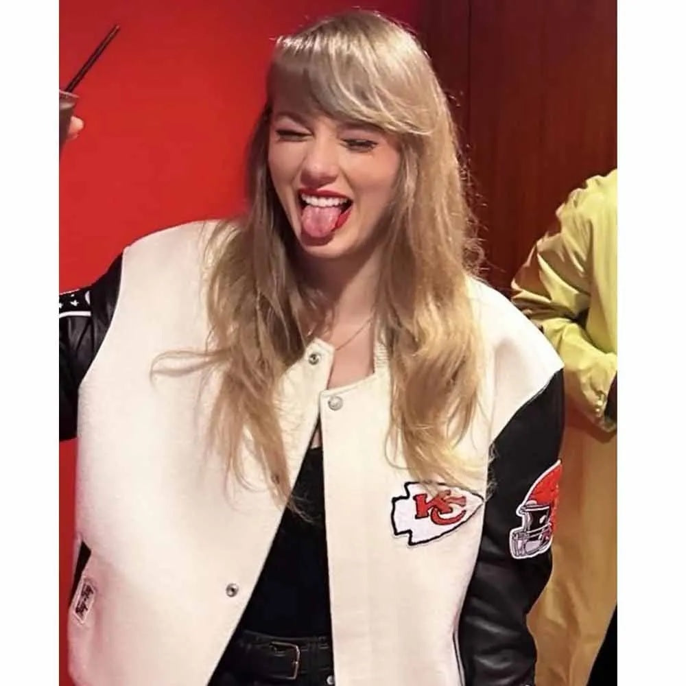 Kansas City Chiefs Taylor Swift Varsity Jacket WorthVee