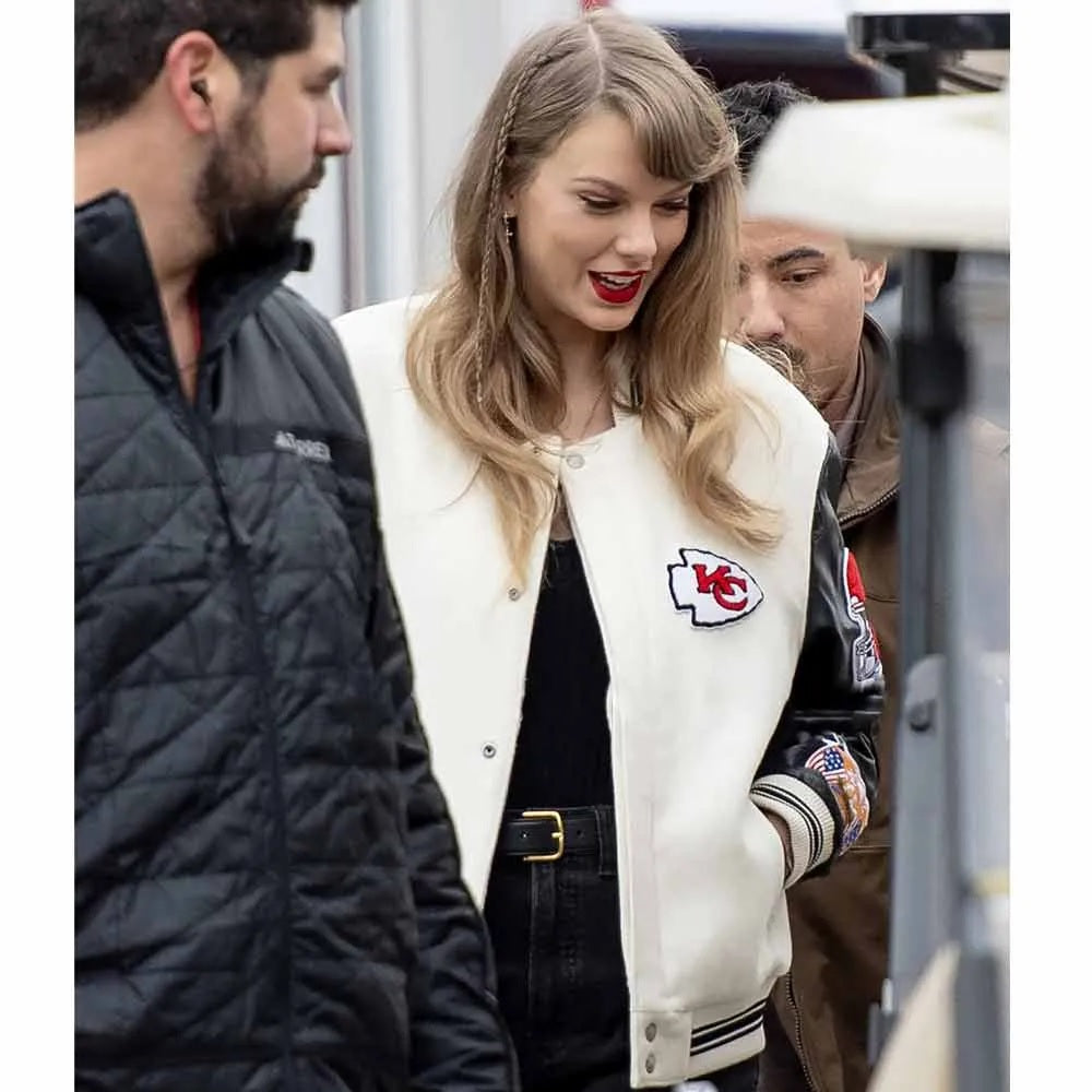 Kansas City Chiefs Taylor Swift Varsity Jacket WorthVee