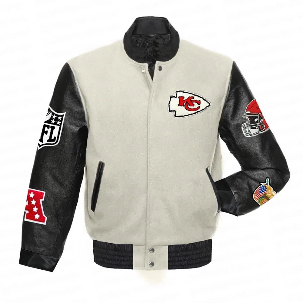 Kansas City Chiefs Travis Kelce Varsity Jacket WorthVee