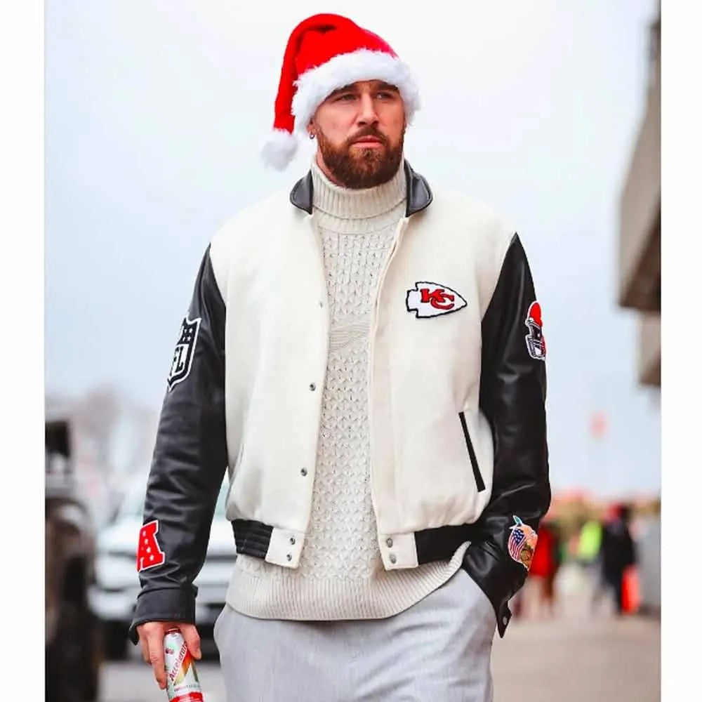Kansas City Chiefs Travis Kelce Varsity Jacket WorthVee