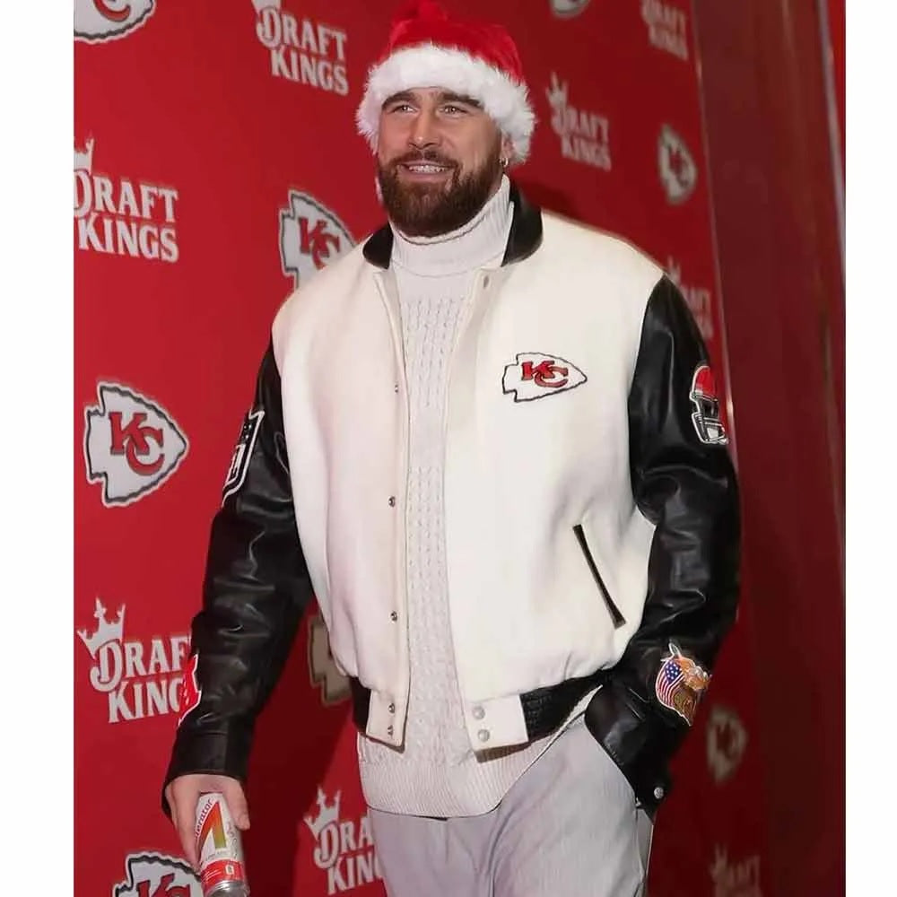 Kansas City Chiefs Travis Kelce Varsity Jacket WorthVee
