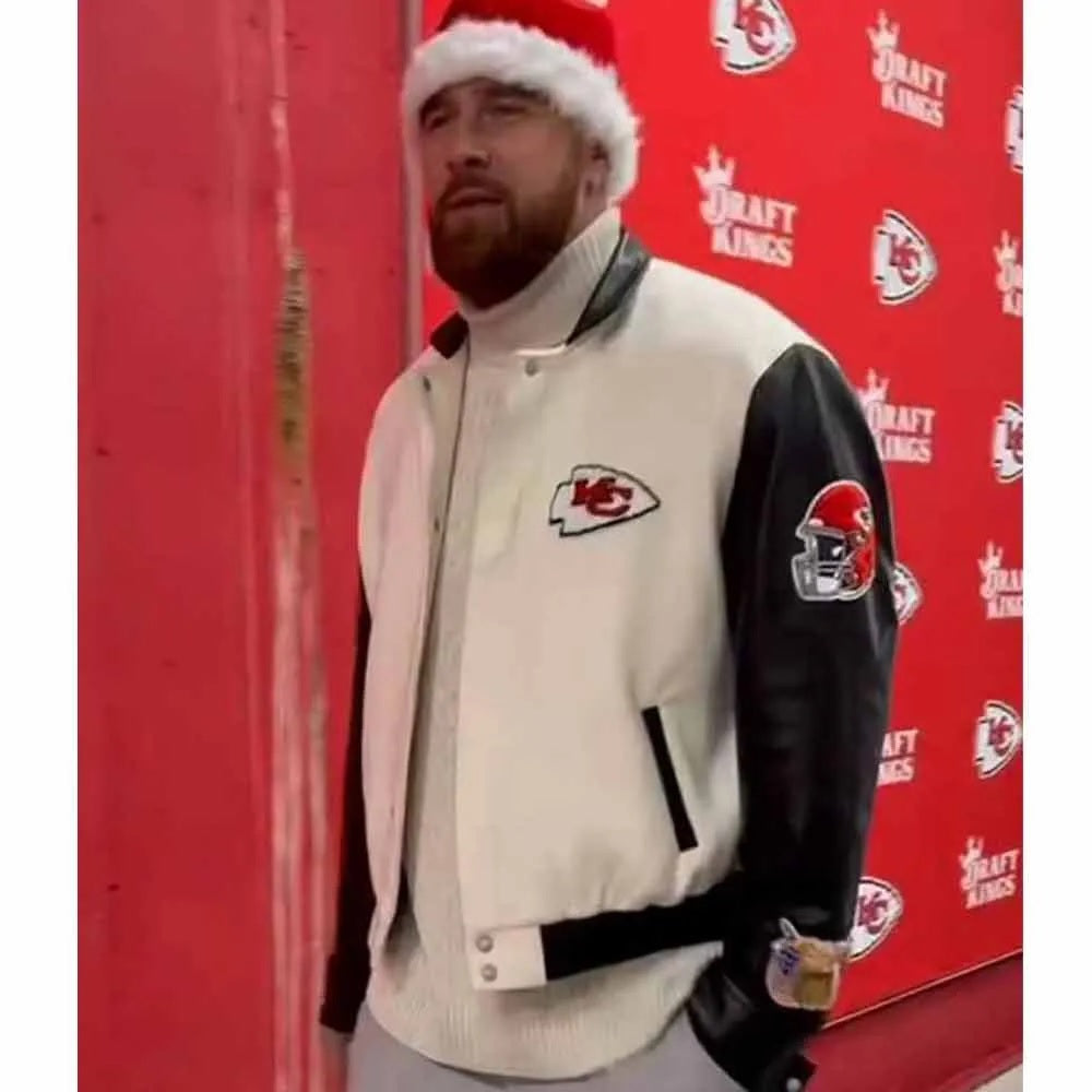 Kansas City Chiefs Travis Kelce Varsity Jacket WorthVee