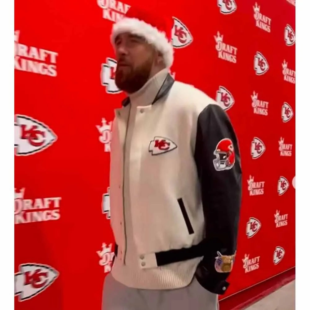 Kansas City Chiefs Travis Kelce Varsity Jacket WorthVee