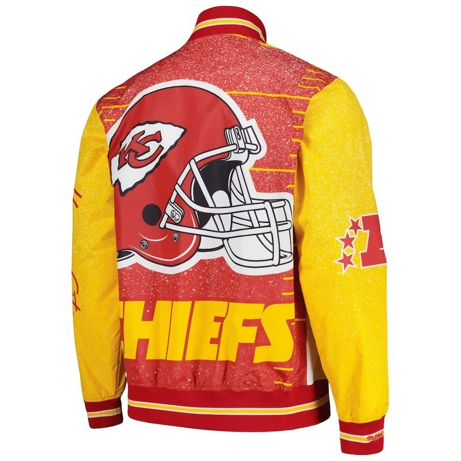 Kansas City Chiefs White Team Burst Warm-Up Jacket WorthVee