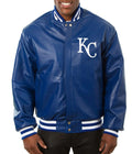 Kansas City Royals Letterman Leather Jacket WorthVee