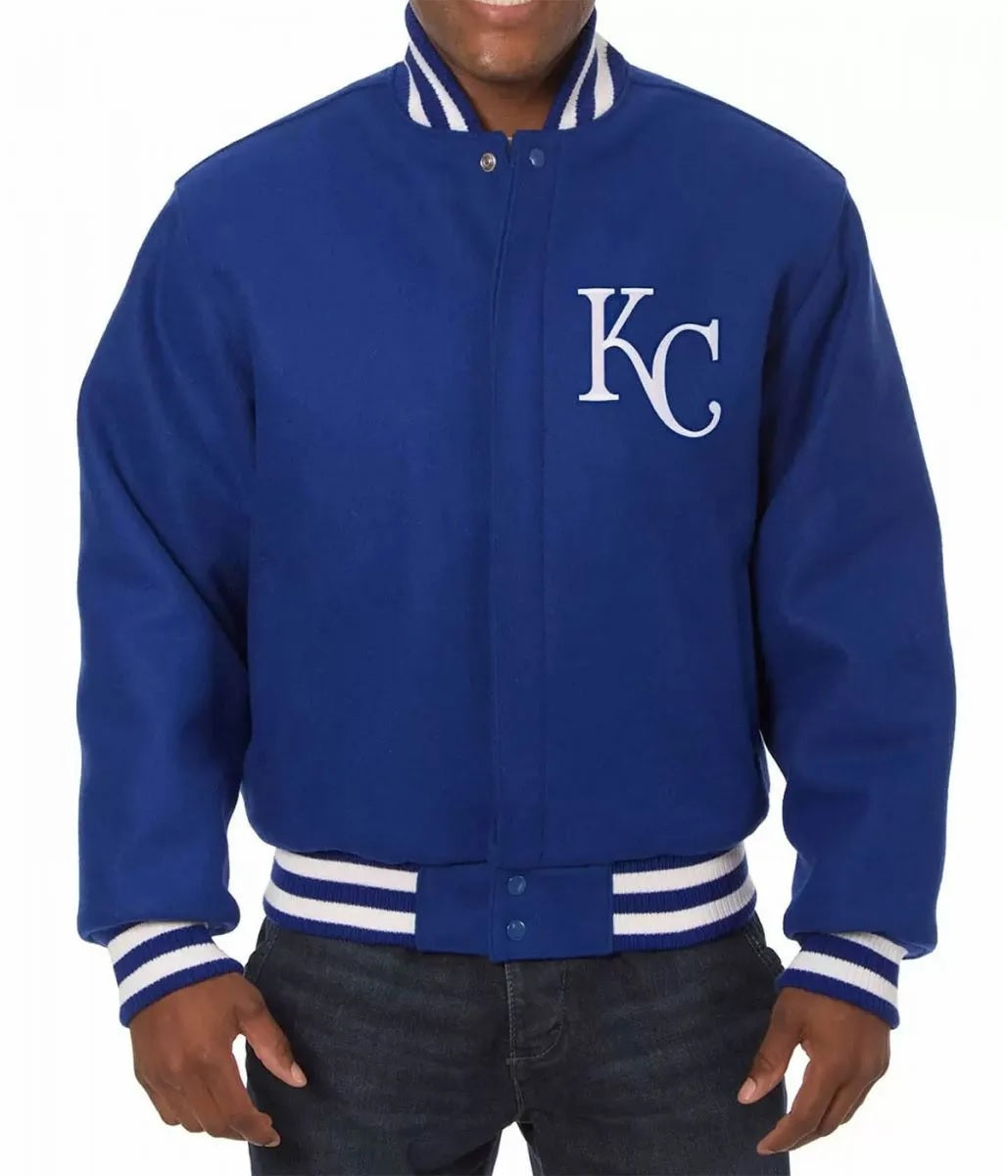Kansas City Royals Wool Letterman Jacket WorthVee