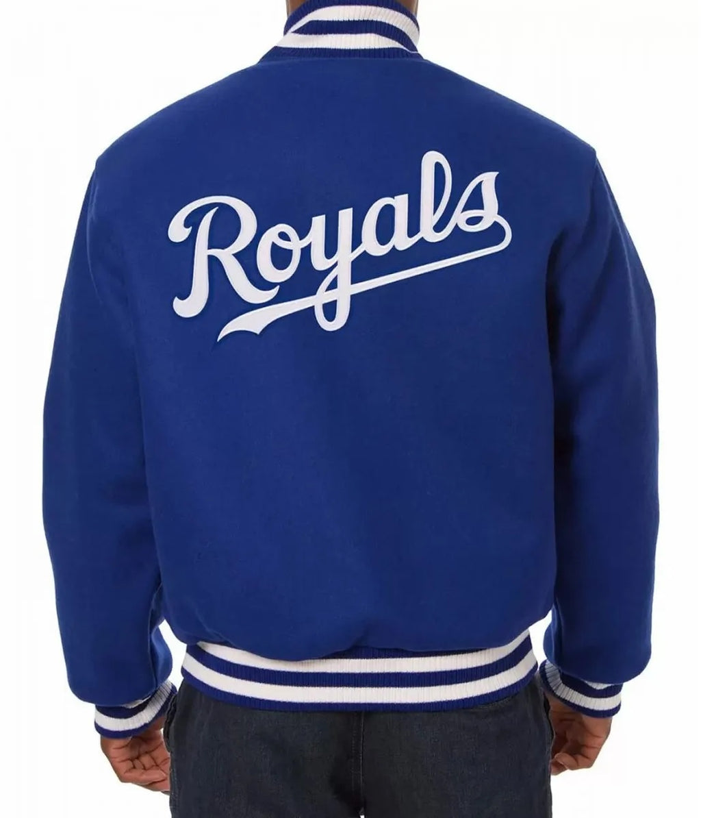Kansas City Royals Wool Letterman Jacket WorthVee