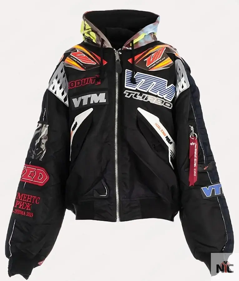 Kanye West Racing Bomber Jacket Clanton Jacket