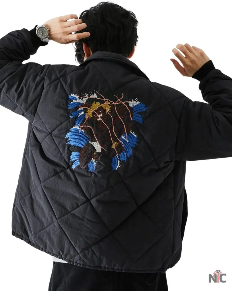 Kaoru Hanayama Model Jacket Baki The Grappler Clanton Jacket
