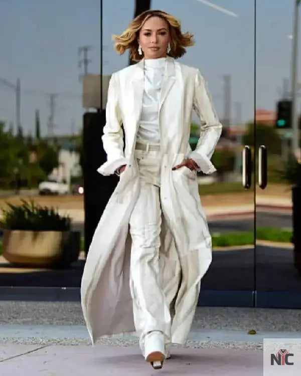 Kat Graham Los Angeles 2025 Long Coat Clanton Jacket