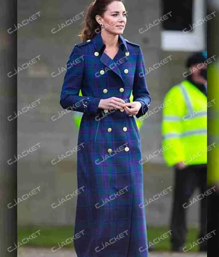 Kate Middleton Holland Cooper Tartan Coat
