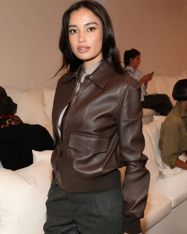 Kelsey Merritt Ralph Lauren 2025 Show Bomber Jacket USA Jackets
