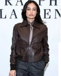 Kelsey Merritt Ralph Lauren 2025 Show Bomber Jacket USA Jackets