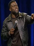 Kevin Hart Acting My Age Black Leather Jacket WorthVee