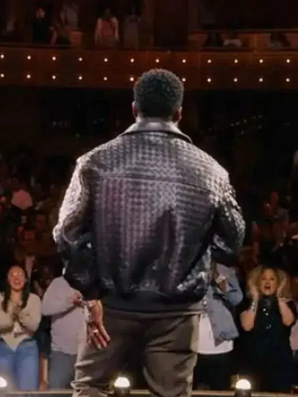 Kevin Hart Acting My Age Black Leather Jacket WorthVee
