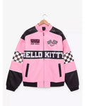 Kina Tavarozi Sanrio Pink Racing Leather Jacket