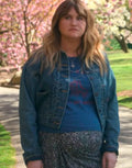 Kinda Pregnant 2025 Jillian Bell Denim Jacket Clanton Jacket