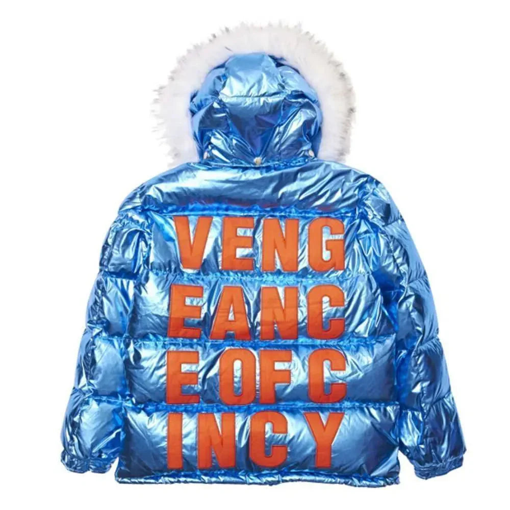 King Von Broke Opps Puffer Jacket Clanton Jacket
