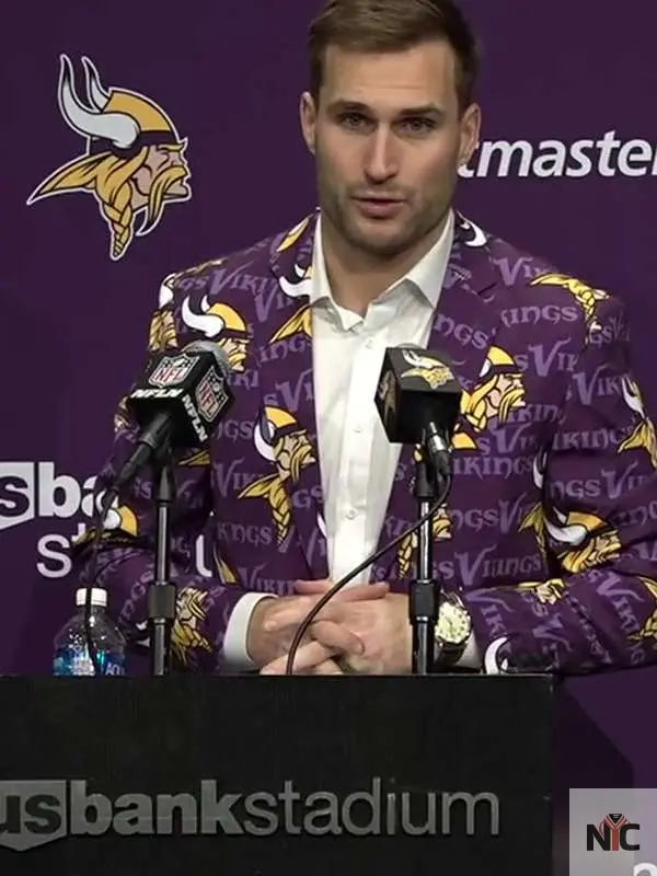 Kirk Cousins Minnesota Vikings Blazer Clanton Jacket