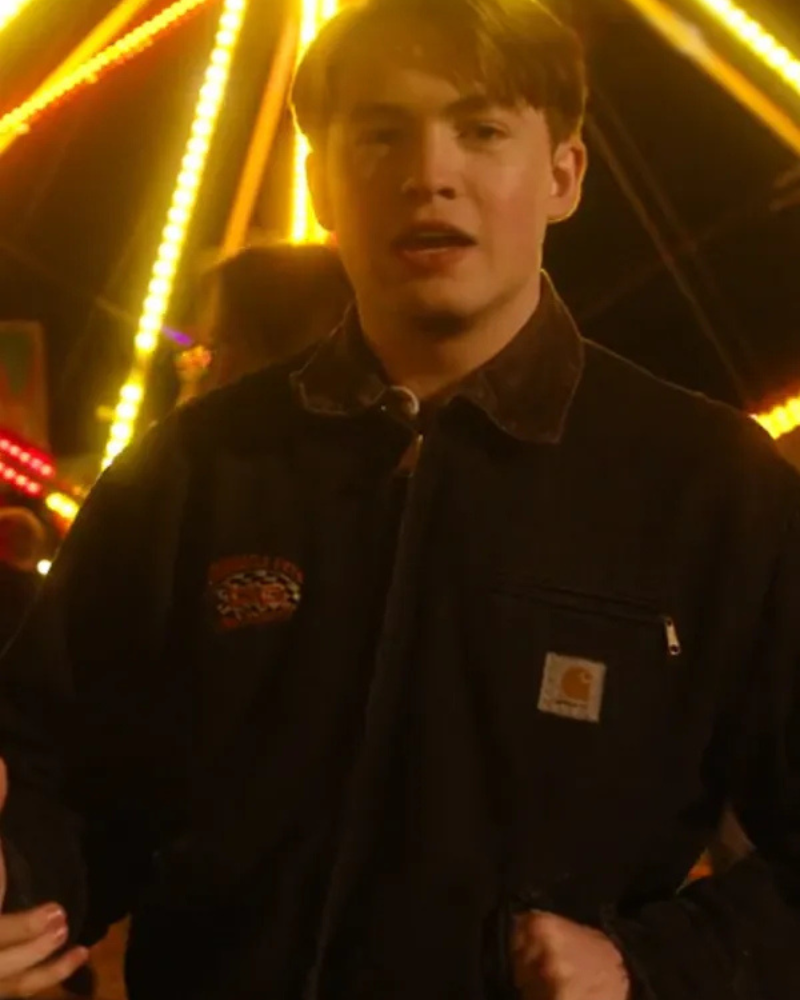 Nick Nelson Heartstopper Tv Series S03 Black Cotton Jacket