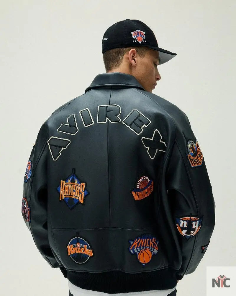 Kith & Avirex For The New York Knicks Icon Jacket Clanton Jacket