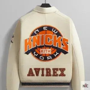 Kith & Avirex for the New York Knicks Jacket Clanton Jacket