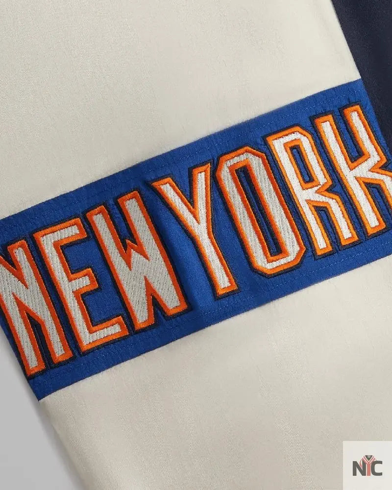 Kith for the New York Knicks Nylon Quarter Zip Clanton Jacket