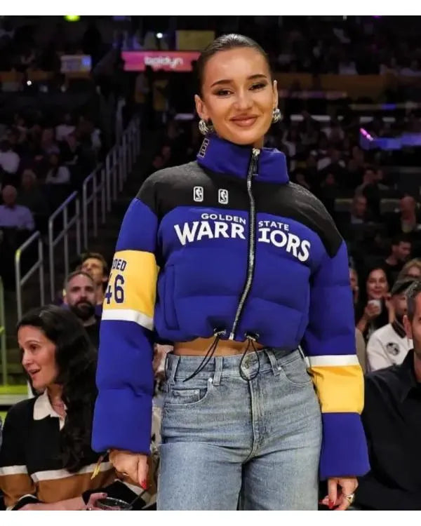 Kristin Juszczyk Golden State Warriors Puffer Jacket